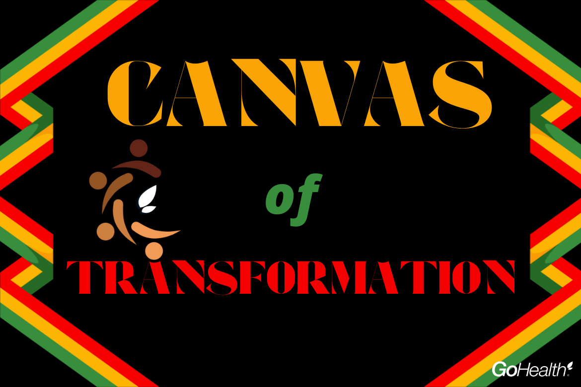 The words "Canvas of Transformation" in a stylized font.