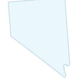 Outline of the state of Nevada, shown in a light blue color.