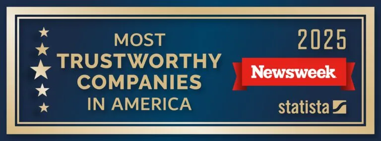 Most Trustworthy Companies 2025 logo