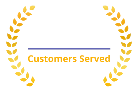 10,000,000+ Customers served badge