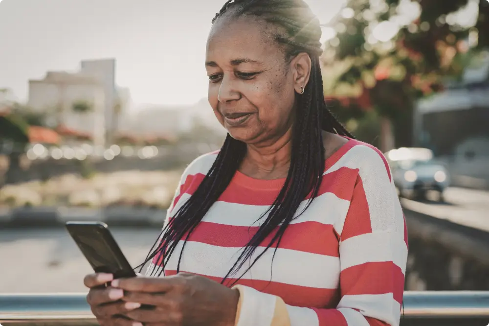 medicare advantage client on phone